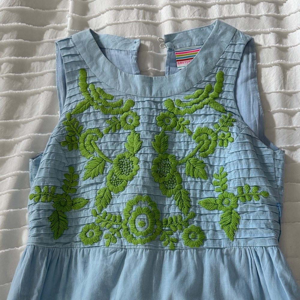 Embroidered Gretchen Scott long dress